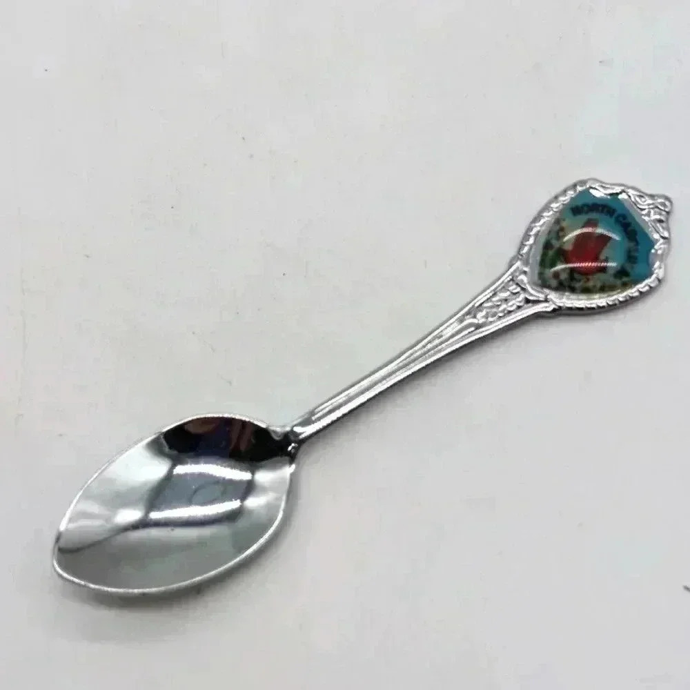 Vintage North Carolina Cardinal Souvenir Spoon Kitschy cool